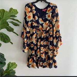 NWT Betsy Johnson Floral Dress
